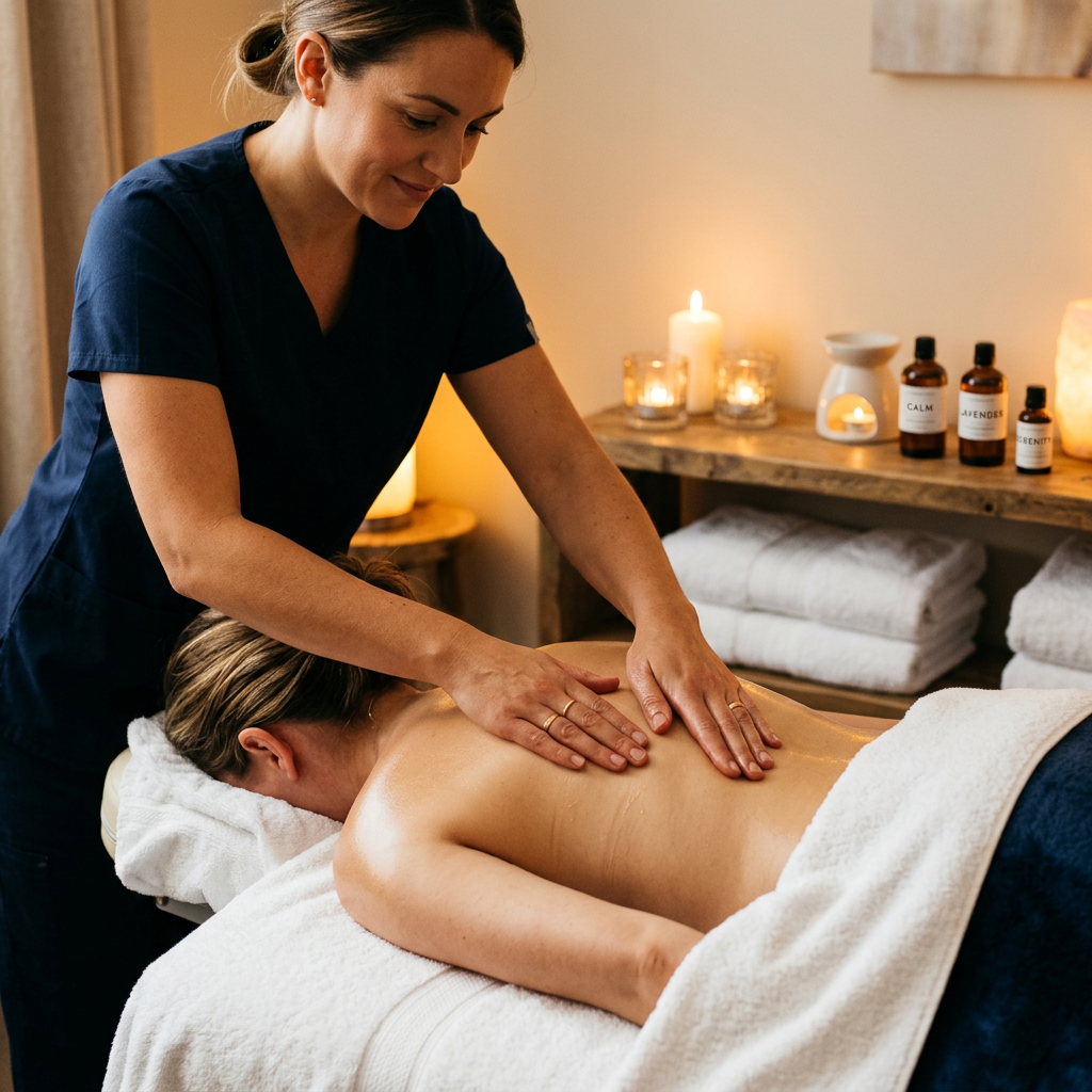 Professional at-home massage therapy in Dubai